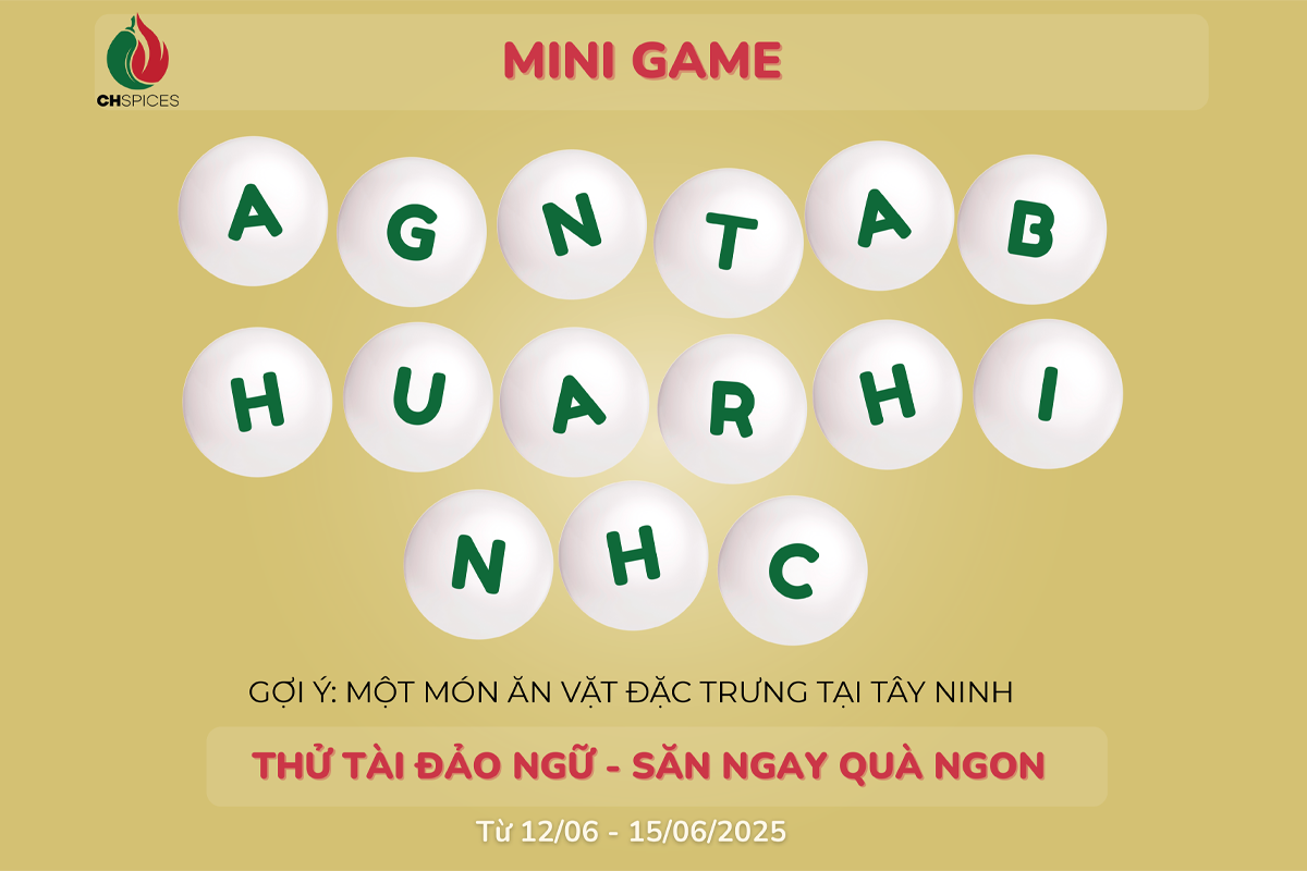 Thử Tài Đảo Ngữ - Săn Ngay Qùa Ngon Cùng Muối Chú Hải