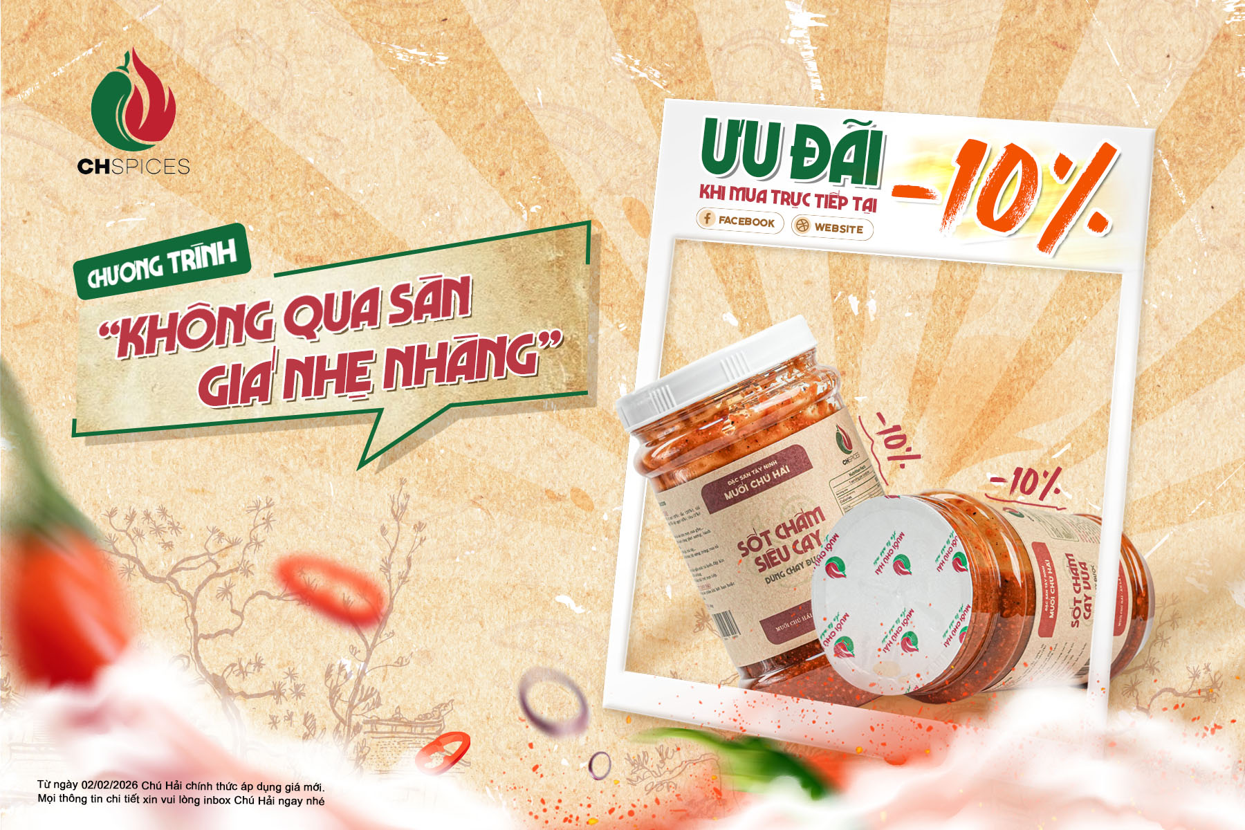 Điều Chỉnh Giá Sản Phẩm Muối Chú Hải